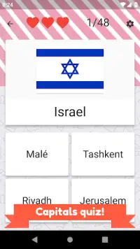 Asia and Middle East countries - flags quiz Screen Shot 4