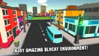 Cube City Bus Simulator 3D Screen Shot 3