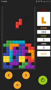 Brick Tetris Block Screen Shot 1