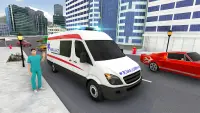 Ambulans Simülatörü Araba Screen Shot 2