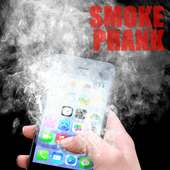 Smoke on Broken Screen Prank