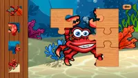 Sea Kid & Toddler Puzzle Game Screen Shot 1