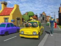 Crazy Talking Taxi Driver game Screen Shot 6