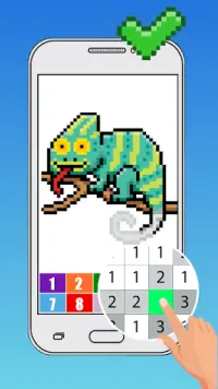 Pets coloring by number fun game for kids & adults Screen Shot 3