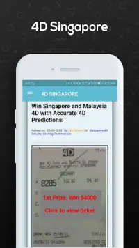 4D Singapore Malaysia Predictions & Results Live Screen Shot 6