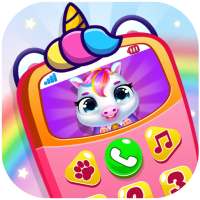 Baby Princess Phone: My Baby Unicorn Care For Kids