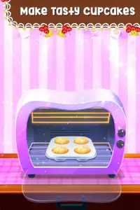Cupcake Game: Cupcake Maker Cooking Games Screen Shot 1