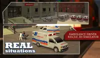 Ambulance Driver Rescue 3D Sim Screen Shot 10