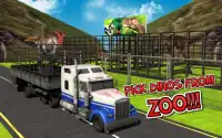 Dino Monster Transport Truck Driver Screen Shot 0