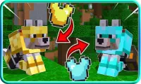 Wolf Armor Craft Mod for Minecraft PE Screen Shot 2