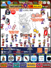 Touhou speed tapping idle RPG Screen Shot 1