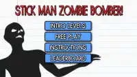 Stick Man Zombie Bomber Screen Shot 0