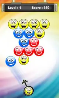 Smiley Bubble Shooter Screen Shot 2