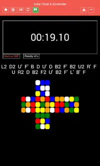 Cube Timer & Scrambler LITE Screen Shot 5