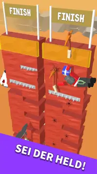 Rock Climbers-Hang Mountain Climbing Screen Shot 1