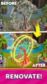 Funtown: Match 3 & Theme Parks Screen Shot 0