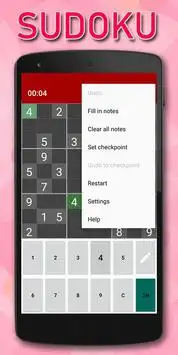 Sudoku Game Screen Shot 4