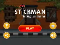 Stickman ring mania grátis Screen Shot 0