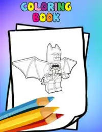 How to color Lego Batman (coloring pages) Screen Shot 1