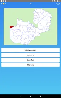 Zambia: Regions & Provinces Map Quiz Game Screen Shot 9
