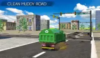 Sweeper Truck: City Roads Screen Shot 12