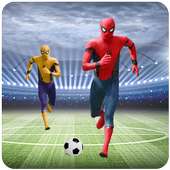 Spiderman Winner Soccer League Strike Challenge