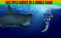 Angry Shark Fishing Time Screen Shot 1