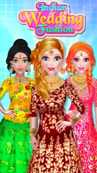 Indian Wedding Fashion Stylist: Makeup Artist game Screen Shot 3