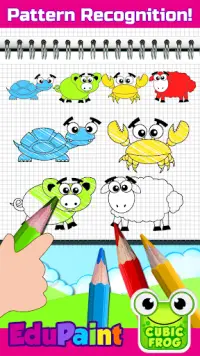Kids Coloring Games - EduPaint Screen Shot 2
