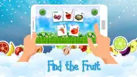 Fruit vegetables learning apps for kids fun games Screen Shot 4