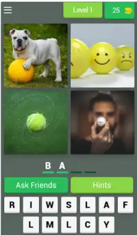 4 Pics 1 Word - Best Quiz Game Screen Shot 0