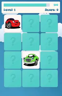 Cars memory game for kids Screen Shot 5