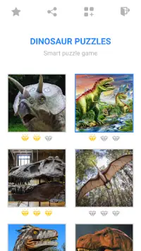 Quebra-cabeças de dinossauros: jogos de mosaico Screen Shot 0