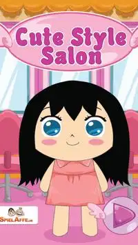 Cute Styling Saloon Girl Game Screen Shot 5