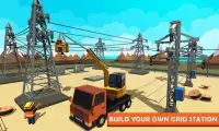 Electrical Grid Station Construction: Building Sim Screen Shot 2