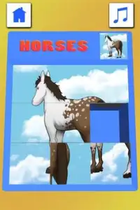 Horses Puzzle Screen Shot 0