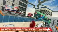 Ambulancia Techo de salto: piruetas imposibles Screen Shot 4