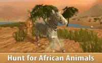 野生のアフリカンライオンシミュレーター3D Screen Shot 1