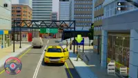 City Taxi Driving Sim Games Screen Shot 1