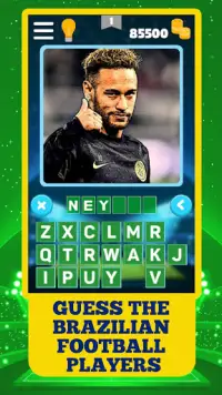 Brazilian Football Quiz - Soccer Players Trivia Screen Shot 0