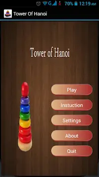 Tower of Hanoi Screen Shot 0