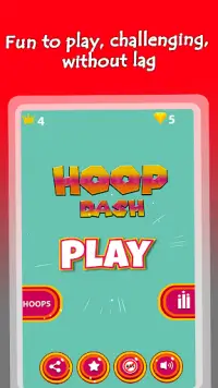 Hoop Dash Screen Shot 1