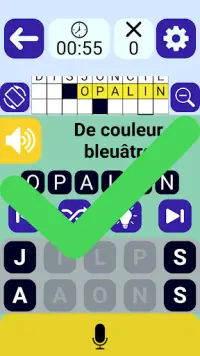Mot J'Ecoute (mots croisés tactiles et vocaux) Screen Shot 3