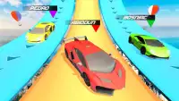 ألعاب السيارات - ميجا تعلية السيارات المثيرة وسباق Screen Shot 4