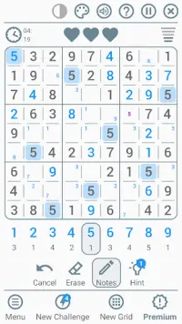 Sudoku: classic puzzle game Screen Shot 3