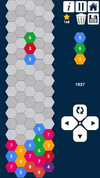 Hexa Columns Puzzles: Match 3 Number Puzzles Screen Shot 5