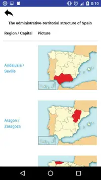 Spain Regions: Flags, Capitals and Maps Screen Shot 4