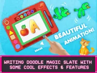 Kids Magic Slate Simulator - Toddlers Drawing Pad Screen Shot 1