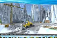 सर्दियों बर्फ हल ट्रक सिम 3 डी Screen Shot 8