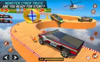 CyberTruck Stunt Driving 2020: Driving Games Screen Shot 4